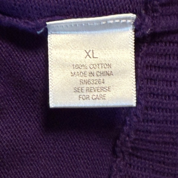 dressbarn Elegant Purple Women's Shrug 💯 % Cotton - Picture 6 of 8